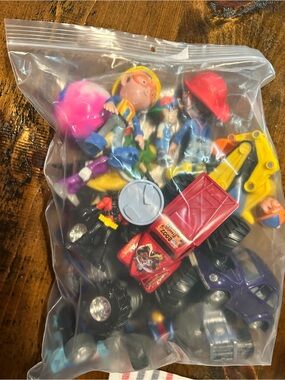 Lot Of Random Boys Toys,  Trucks, Blippi, Batman, Robin, Joker